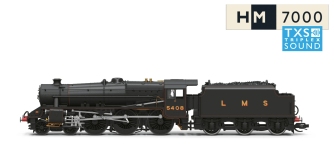 Hornby TT3068TXSM - TT - Dampflok 5MT Black 5, LMS, Ep. II - DC-Sound
